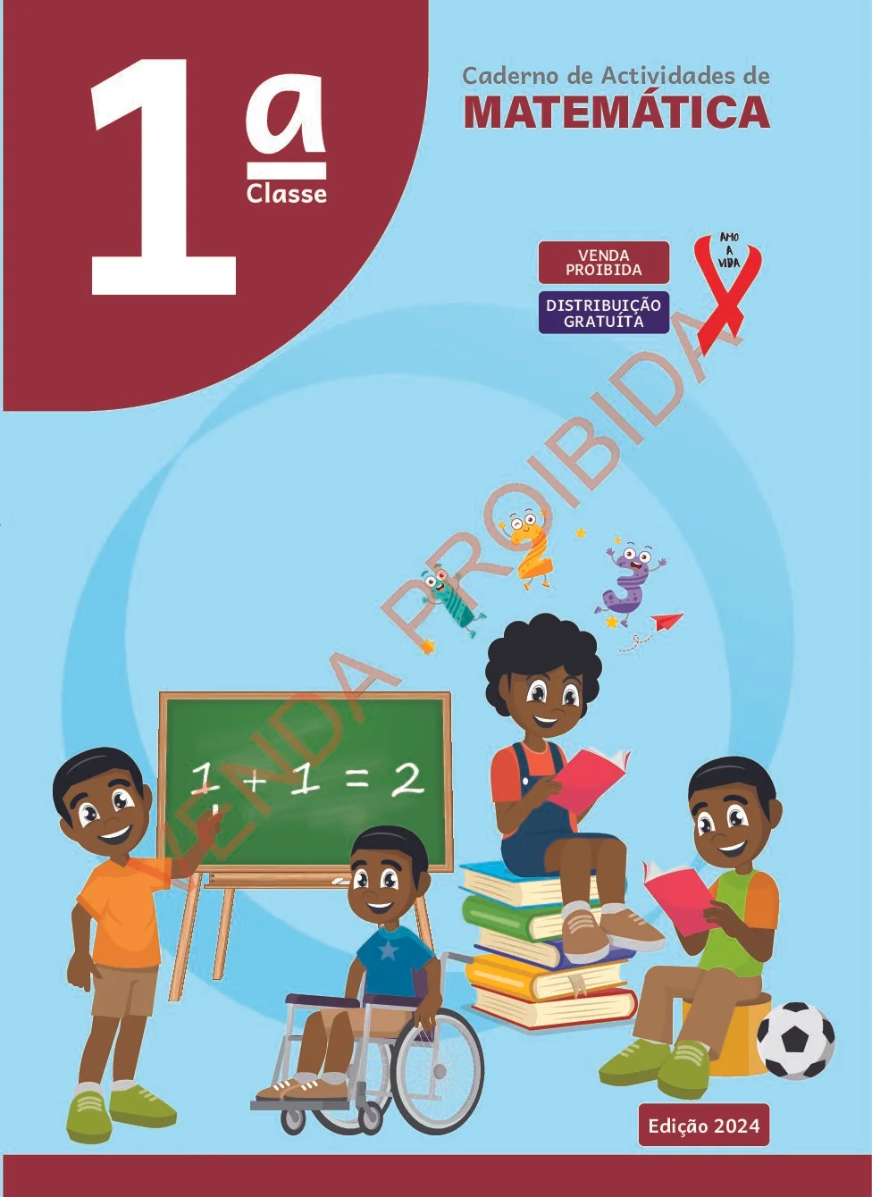 Matemática da 1ª Classe (Caderno de Actividades 2024 – Moçambique) Livro em PDF