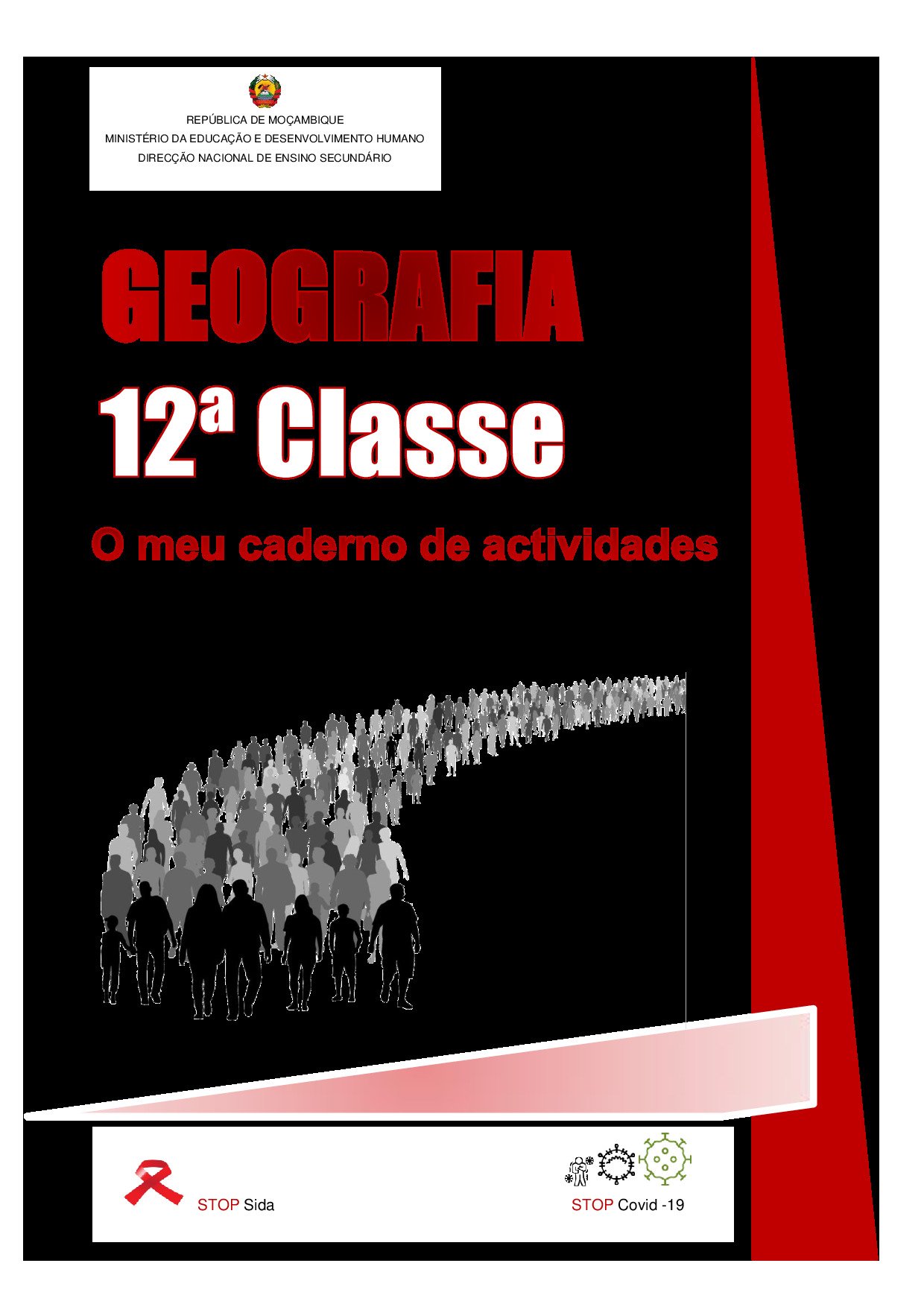 Geografia da 12ª Classe (O Meu Caderno de Actividades - Moçambique; 2021) Baixar Livro em PDF